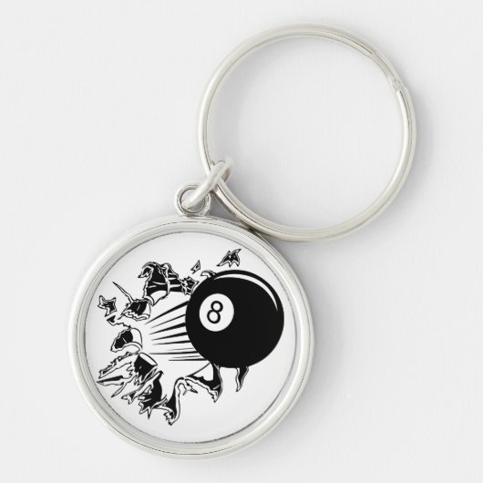 Porte-clés Porte - clé de billard (Devant)