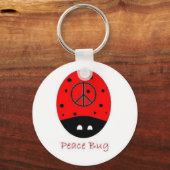 Porte-clés porte - clé de bogue de paix (Recto)