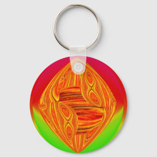 Porte-clés Porte - clé de boîte de couleurs rouge verte