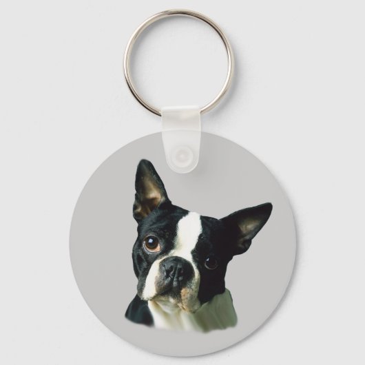 Porte-clés Porte - clé de Boston Terrier (Recto)