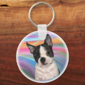 Porte-clés Porte - clé de Boston Terrier (Recto)
