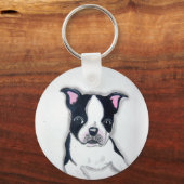 Porte-clés Porte - clé de Boston Terrier (Recto)