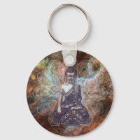 Porte - clé de Bouddha Cosmos
