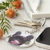 Porte-clés Porte - clé de bouledogue français (Devant Droit)