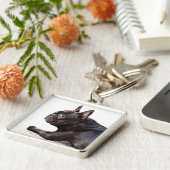 Porte-clés Porte - clé de bouledogue français (Côté)