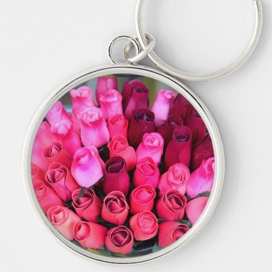 Porte-clés porte - clé de bouquet de rose (Devant)