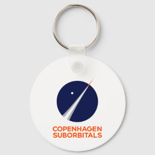 Porte-clés Porte - clé de bouton avec le logo de Copenhague