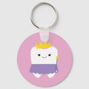 Porte-clés Porte - clé de bouton de fée de dent