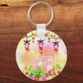 Porte-clés Porte - clé de boutons (Recto)