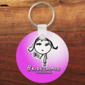 Porte-clés Porte - clé de Bridesmaid (Recto)