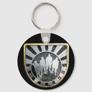 Porte-clés Porte - clé de broche Gold Squad