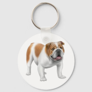 Porte-clés Porte - clé de Bulldog anglais