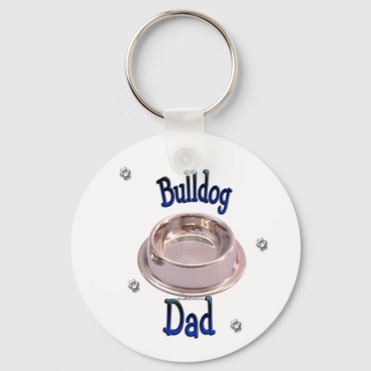 Porte-clés Porte - clé de Bulldog Papa (Recto)