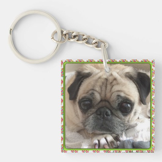 Porte-clés Porte - clé de Bumblesnot : Le carlin/délivrance (Devant)