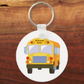 Porte-clés Porte - clé de bus scolaire jaune (Recto)