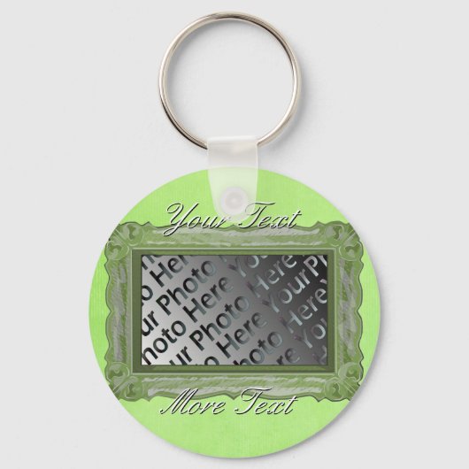 Porte-clés Porte - clé de cadre vert (Recto)