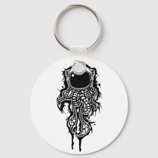 Porte-clés porte - clé de calmar spatial (Recto)