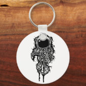 Porte-clés porte - clé de calmar spatial (Recto)