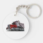 Porte-clés Porte - clé de camion de dessin (Dos)