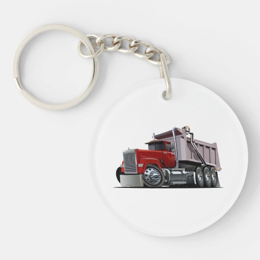 Porte-clés Porte - clé de camion de dessin (Devant)