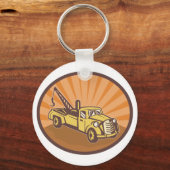 Porte-clés Porte - clé de camion Tow (Verso)
