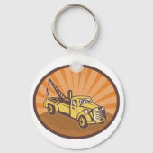 Porte-clés Porte - clé de camion Tow (Verso)