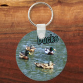 Porte-clés Porte - clé de canards de natation (Recto)