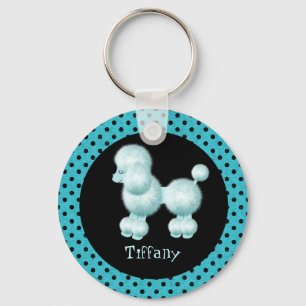 Porte-clés Porte - clé de canicule Turquoise et noire