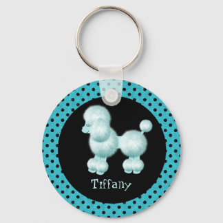 Porte-clés Porte - clé de canicule Turquoise et noire