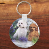 Porte-clés Porte - clé de canicules Hydrangées (Recto)