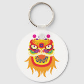 Porte-clés Porte - clé de caractères chinois Fortune (Verso)