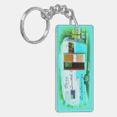 Porte-clés porte - clé de caravane Customisé (Devant gauche)