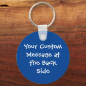 Porte-clés Porte - clé de caricatures de calmar (Verso)