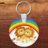 Porte-clés Porte - clé de caricatures Tango-Cute Arc-En-Ciel (Recto)