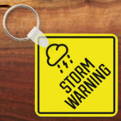 Porte-clés Porte - clé de Carré d'avertissement de tempête (Recto)