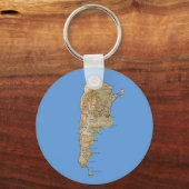 Porte-clés Porte - clé de carte Argentine (Recto)