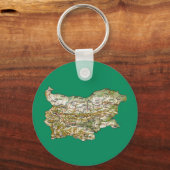 Porte-clés Porte - clé de carte Bulgarie (Recto)