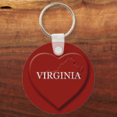 Porte-clés Porte - clé de carte cardiaque Virginia (Recto)