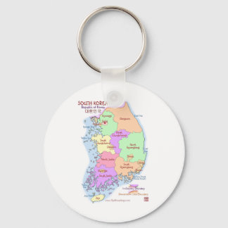 Porte-clés Porte - clé de carte Corée