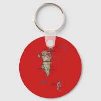 Porte - clé de carte de Bahreïn