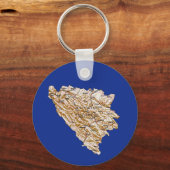 Porte-clés Porte - clé de carte de Bosnie-Herzégovine (Recto)