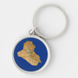 Porte-clés Porte - clé de carte de l'Irak