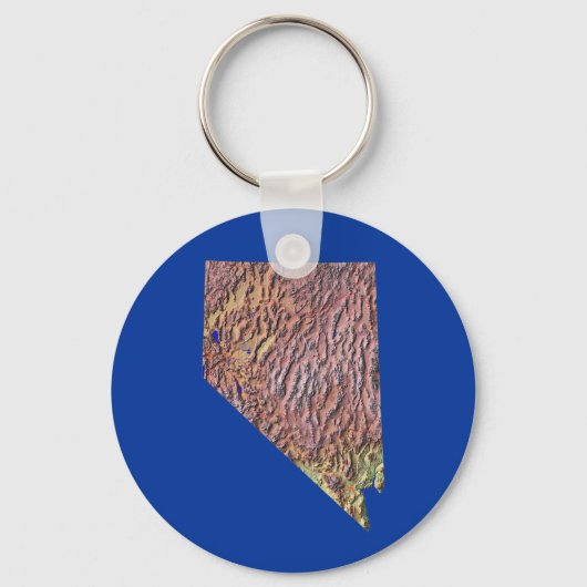 Porte-clés Porte - clé de carte du Nevada (Recto)