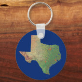 Porte-clés Porte - clé de carte du Texas (Recto)