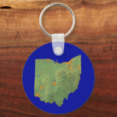 Porte-clés Porte - clé de carte Ohio (Recto)