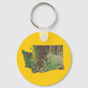 Porte-clés Porte - clé de carte Washington