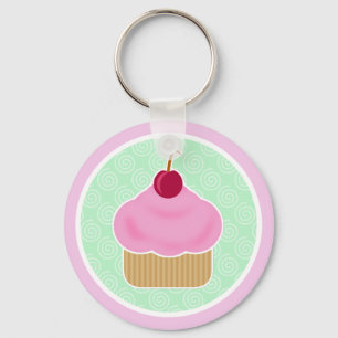 Porte-clés Porte - clé de cerise de petit gâteau de Kawaii