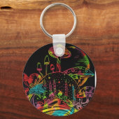 Porte-clés Porte - clé de champignons mycorhizés (Recto)