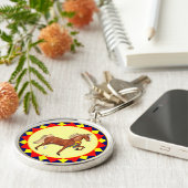 Porte-clés Porte - clé de champion de Saddlebred d'Américain (Côté)