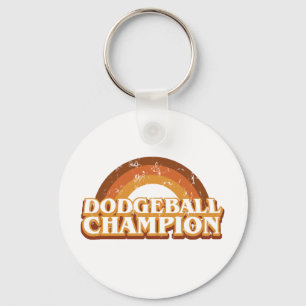 Porte-clés Porte - clé de championne de Dodgeball Retro